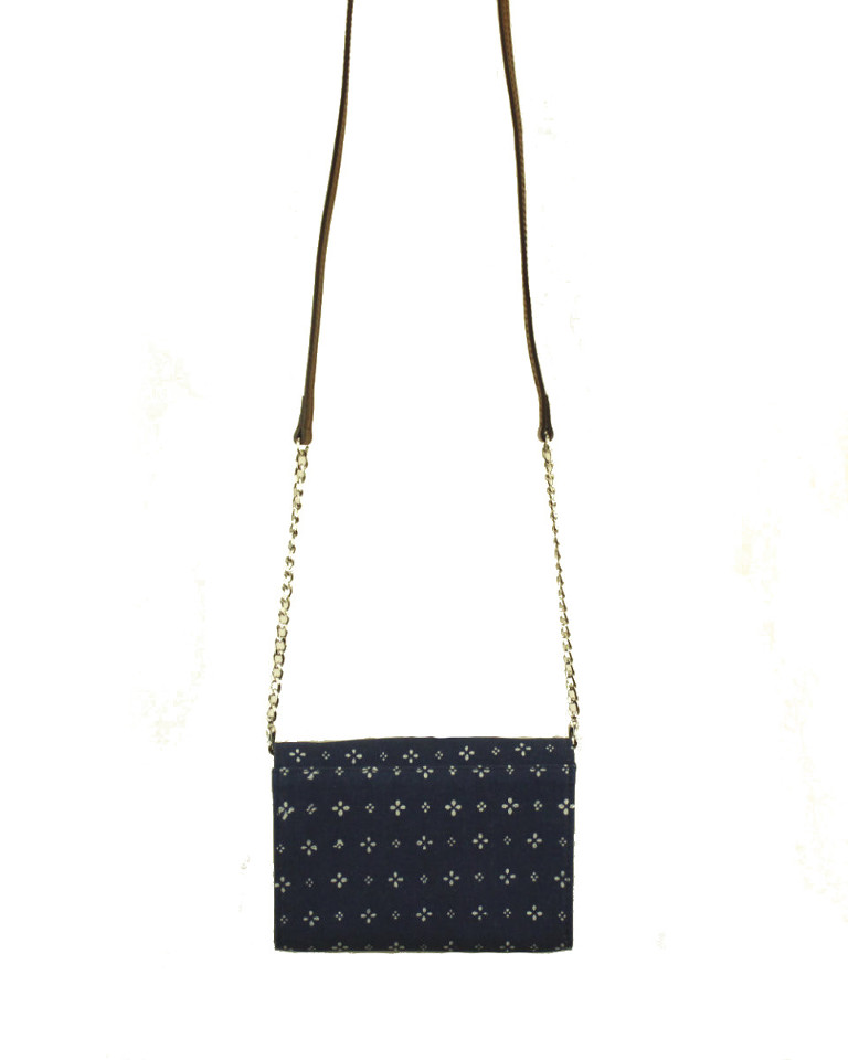 Dilians Blaudruck kleines Umhänge Täschchen "Bunny" C1503