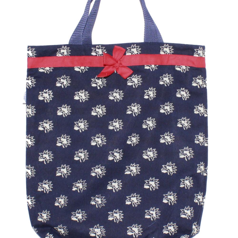 Dilians Blaudruck gefütterte Schultertasche B2-A4301