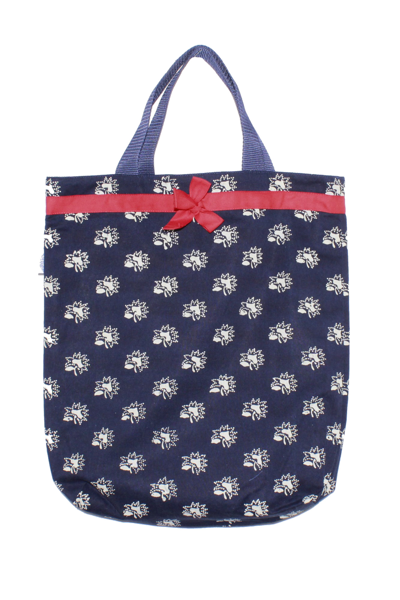 Dilians Blaudruck gefütterte Schultertasche B2-A4301