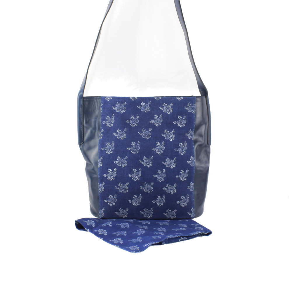 Dilians Blaudruck blaue Crossbody Tasche "Carmen" C010602