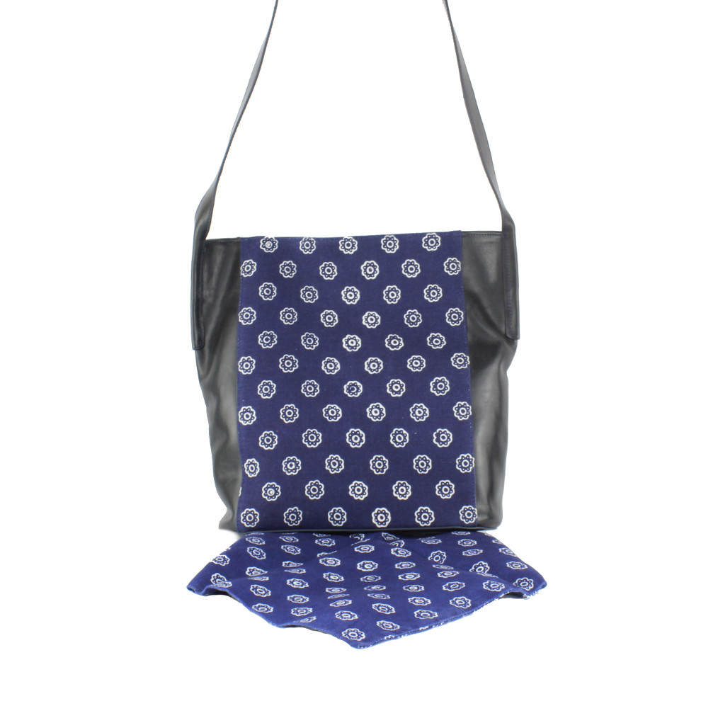 Dilians Blaudruck blaue Crossbody Tasche "Carmen" E010601