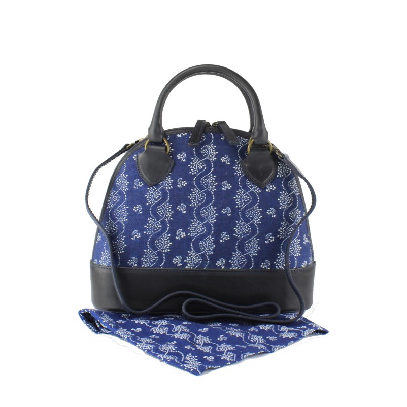 Dilians Blaudruck blaue Handtasche "Jitka2" C020601