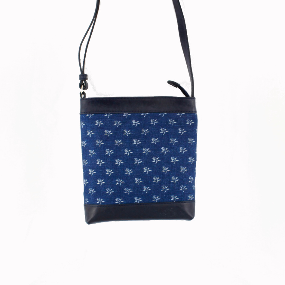 Dilians Blaudruck blaue Crossbody Tasche "Layla" M0406