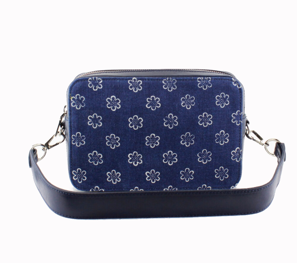 Dilians Blaudruck kleine blaue Tasche "Lilly" C1606