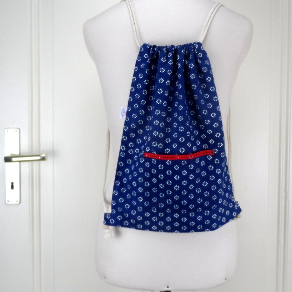 Dilians Blaudruck Turnbeutel D0401