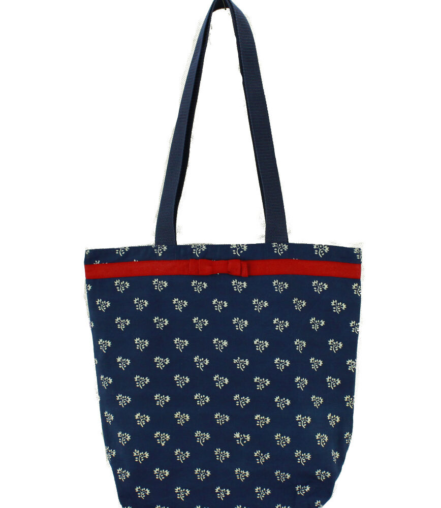 Dilians Blaudruck gefütterte Schultertasche B2-A0102