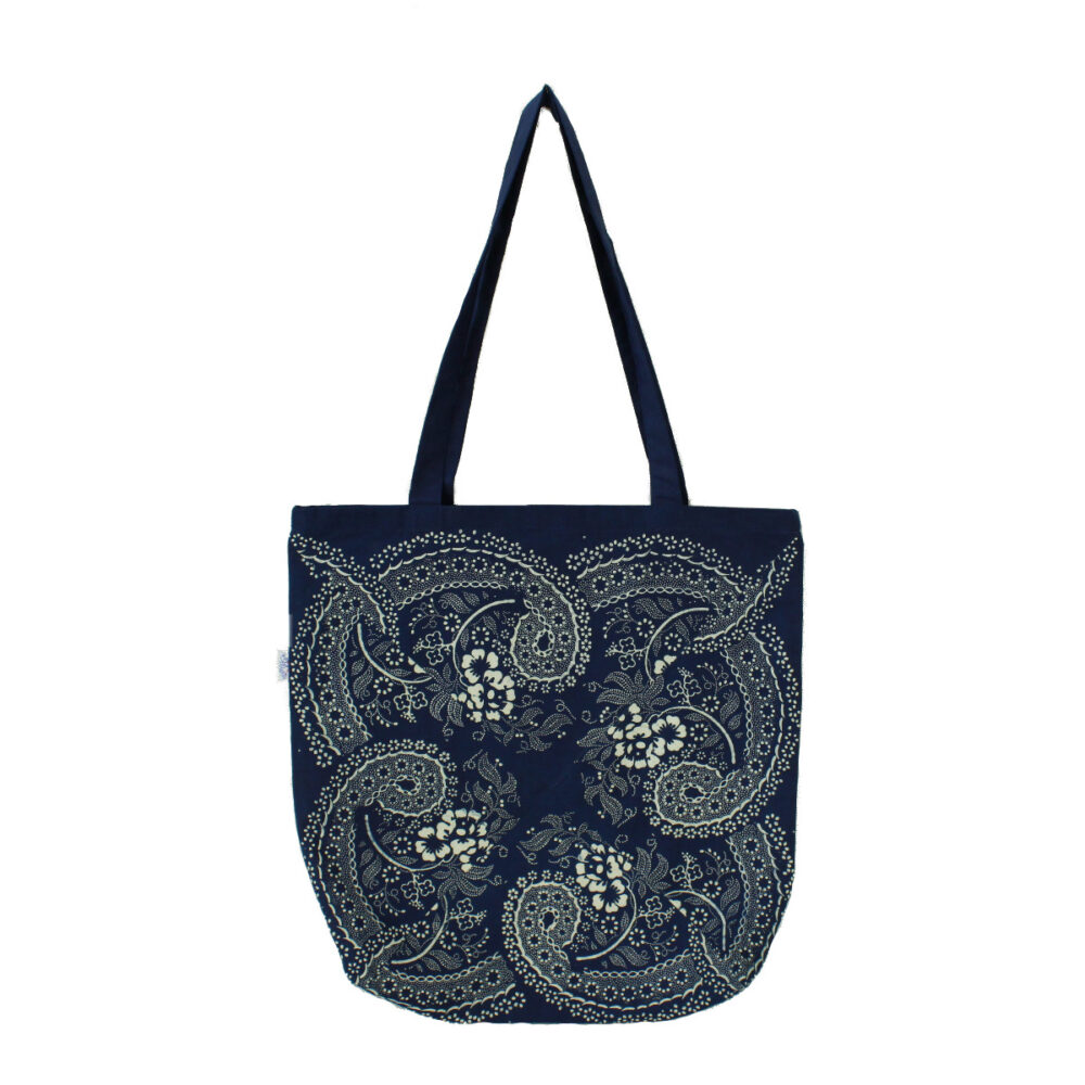 Dilians Blaudruck Schultertasche B2-D0503