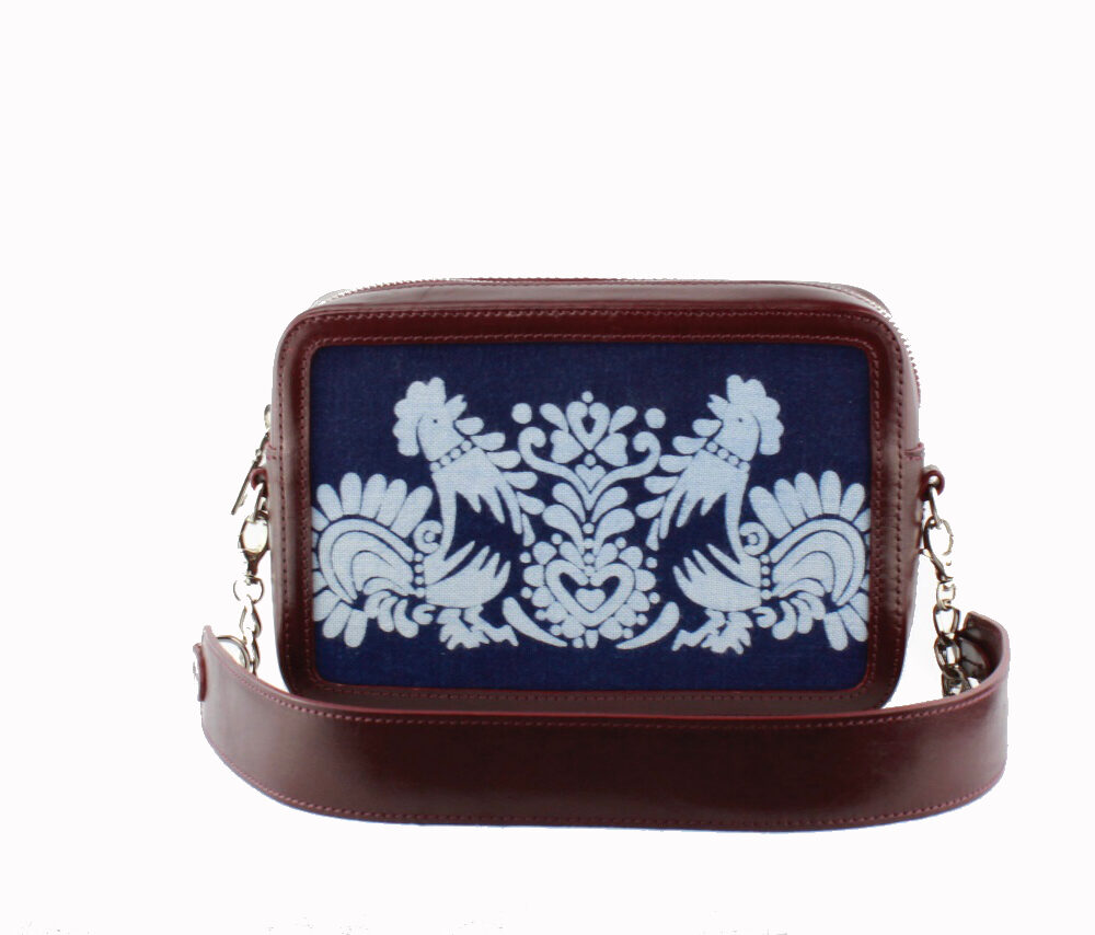 Dilians Blaudruck kleine Schultertasche "Lilly" A3205